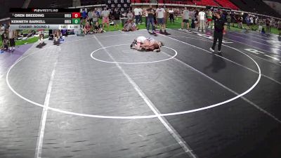 108 lbs Champ. Round 2 - Oren Breeding, Oregon vs Kenneth Barkell, Oregon