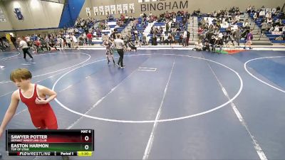 108 lbs Champ. Round 1 - Sawyer Potter, Defiant Wrestling Club vs Easton Harmon, Top Of Utah