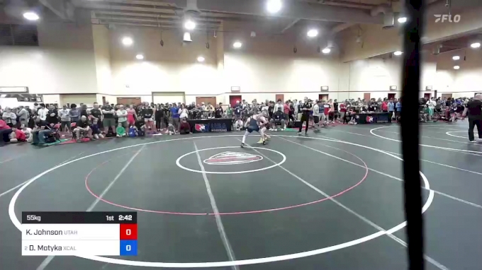 55 Kg Quarters - Kole Johnson, Utah Vs Davis Motyka, Xcalibur Athletics