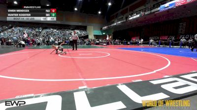 55 lbs Round Of 16 - Hunter Koester, Durham Wrestling Club vs OWEN MENDOZA, Pacific Edge Wrestling