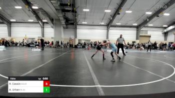 75 lbs Semifinal - Reid Cassin, Maurer Coughlin Wrestling Club vs Atlas Urban, Black Fox Wrestling Academy