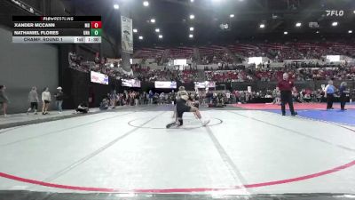138 lbs Champ. Round 1 - Xander McCann, Montana Disciples vs Nathaniel Flores, Unattached