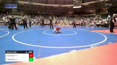 61 lbs Quarterfinal - Andrew Johnson, Pitbull Wrestling Academy vs Clayton Wardlow, Heat