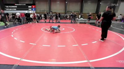 120 lbs Quarterfinal - Eli Flowers, Roundtree Wrestling Academy vs Dylan Lynn, Glasgow Wrestling Academy