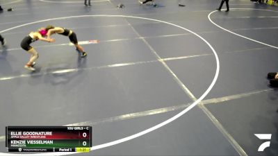 Semifinal - Ellie Goodnature, Apple Valley Wrestling vs Kenzie Viesselman, Minnesota