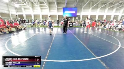 138 lbs Round 2 (8 Team) - Landen Kocher-Munoz, Kansas vs Hunter Avalos, Texas Gold