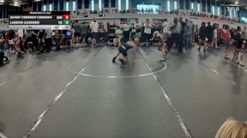 84 lbs Quarterfinals (8 Team) - Zachary Chemerisov Chemerisov, Team Barracuda vs Landon Gardner, The Storm Center