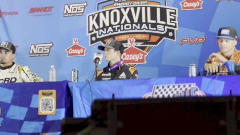 Knoxville Nats Wednesday Podium: Ryan Timms, Justin Peck, Sheldon Haudenschild