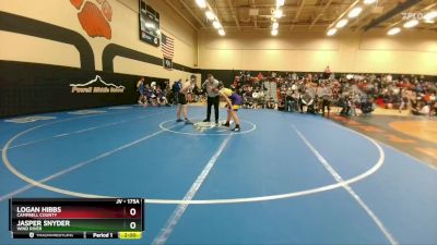 175A Round 1 - Jasper Snyder, Wind River vs Logan Hibbs, Campbell County