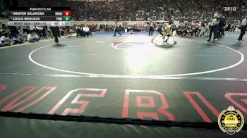 G6A-115 lbs Semifinal - Kristen Delarosa, Broken Arrow-Girls vs Chole Medlock, Putnam City West-Girls