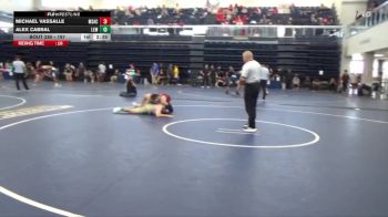 197 lbs Champ. Round 2 - Alex Cabral, Lemoore College vs Michael Vassalle, Mt. San Antonio College