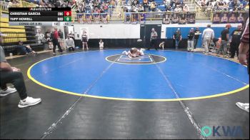 130 lbs Consi Of 8 #2 - Christian Garcia, Eufaula Ironheads Wrestling Club vs Tuff Howell, Madill Takedown