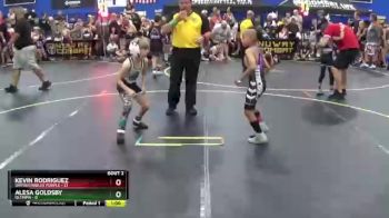 52 lbs Round 1 (6 Team) - Alesa Goldsby, Olympia vs Kevin Rodriguez, Untouchables Purple