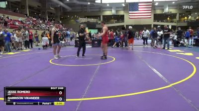 215 lbs Cons. Round 2 - Jesse Romero, MO vs Garrison Vikander, KS