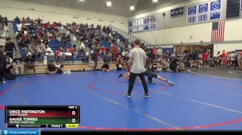 126 lbs Cons. Round 4 - Gauge Torres, Hesperia Wrestling vs Vince Partington, Team Thunder