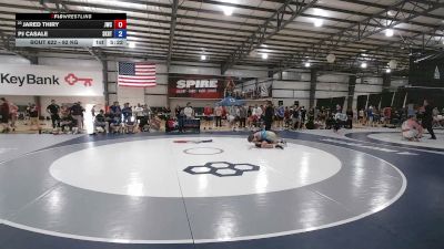 92 kg Champ. Rd Of 64 - Jared Thiry, Jackrabbit Wrestling Club vs PJ Casale, SKWC-RTC