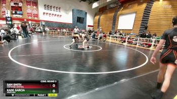 106 lbs Cons. Round 3 - Sam Smith, Cheyenne Central vs Kade Garcia, Worland