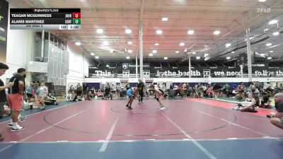 170 lbs Rr Rnd 4 - Teagan Mcguinness, Journeymen Wrestling - Girls vs Alanis Martinez, Central Pennies