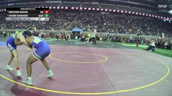 D1-157 lbs Cons. Round 2 - Braxten Roche, Detroit Catholic Central HS vs Ayush Kunjadia, Salem HS