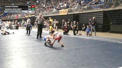 56 lbs Consy 2 - Carter Hughes, Avon Grove vs Maddox McElhinny, Sharpsville