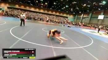 126 lbs Cons. Round 2 - Owen Hooper, Nevada Union vs Bridger Fosmark, Culver