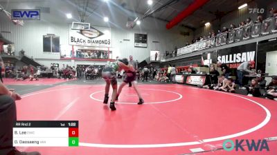 100 lbs Rr Rnd 2 - Brentley Lee, Eufaula Ironheads Wrestling Club vs Odin Daosaeng, Van Buren Matdawgs