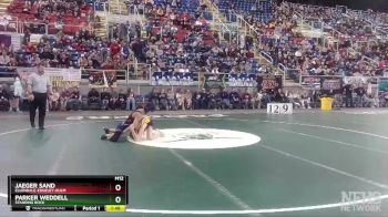 113 lbs Champ. Round 1 - Parker Weddell, Standing Rock vs Jaeger Sand, Ellendale-Edgeley-Kulm