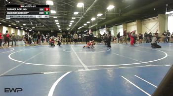 43-46 lbs Rr Rnd 5 - Gunner Poeling, Duncan Demon Wrestling vs Jameson Kennedy, Cowboy Wrestling Club