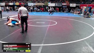 189 lbs Semifinal - Bryant Holloway, Craig High School vs Ryder Magneson, Nome High School