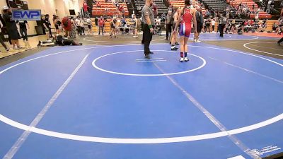 98-105 lbs Rr Rnd 3 - Paisley Perkins, Caney Valley Wrestling vs Zoey Vaughn, Sperry Wrestling Club