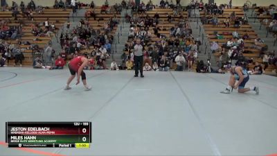 155 lbs Round 3 - Miles Hahn, Berge Elite Wrestling Academy vs Jeston Edelbach, Wabasha-Kellogg-Alma-Pepin