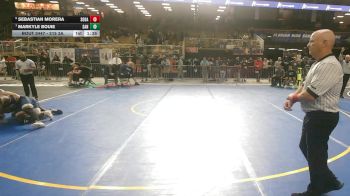 215 3A 5th Place Match - Markyle Bouie, Sandalwood vs Sebastian Morera, South Dade