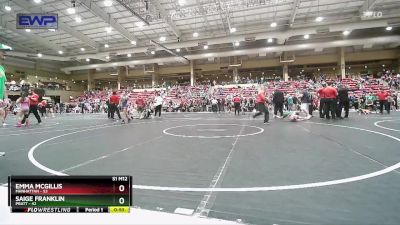 65 lbs Champ. Round 1 - Emma McGillis, Manhattan vs Saige Franklin, Pratt