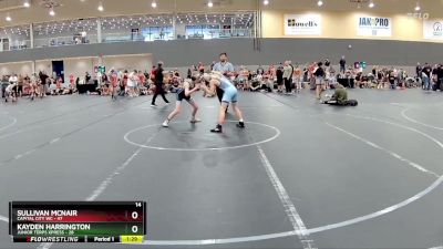 92 lbs Round 3 (6 Team) - Sullivan McNair, Capital City WC vs Kayden Harrington, Junior Terps Xpress