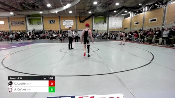 120 lbs Round Of 16 - Charlie Lussier, Whitman-Hanson vs Ayden Cofone, Windham/GNG/Westbrook