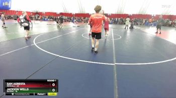 113-117 lbs Round 1 - Sam Agresta, Roncalli vs Jackson Wells, Batavia