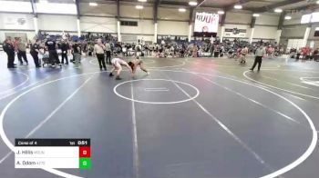 215 lbs Consi Of 4 - Jarrett Hillis, Mountain View High School vs Aidan Odom, Aztec WC