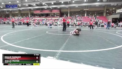 60 lbs Quarterfinal - Enalie Marquez, U-Town Hammers vs Raelee Prater, Pratt