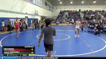 170 lbs Quarterfinal - Gio Dantas, Arnold O Beckman vs Khale McDonnell, Fountain Valley