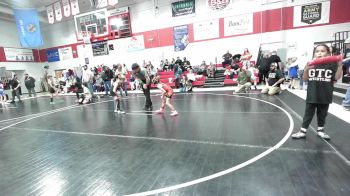 52 lbs Rr Rnd 2 - Kenadee Wheeler, Grove Takedown Club vs Alex Korte, Wagoner Takedown Club