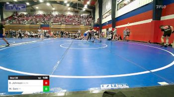 119 lbs Quarterfinal - Brody Johnson, Glenpool Warriors vs Maddox Sam, Ft. Gibson Takedown Club