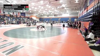 125 lbs Champ. Round 2 - Mason Taylor, University Of Mount Union vs Shelton Chastain, Ozarks