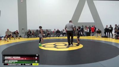 70 lbs Round 5 (6 Team) - Jax Goodson, Team Atomic vs Johnny Messina, The Outsiders Wrestling Club
