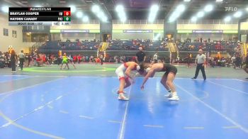 157 lbs Champ. Round 1 - Braylan Cosper, Winesurgh vs Hayden Canady, Pikeville