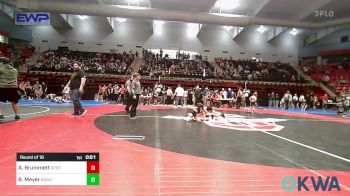 49 lbs Round Of 16 - Adam Brummett, Sperry Wrestling Club vs Brodee Meyer, Broken Arrow Wrestling Club