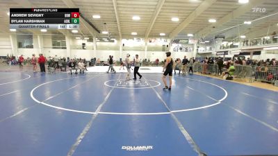 136 lbs Quarterfinal - Andrew Sevigny, Bow vs Dylan Harshman, Ashland