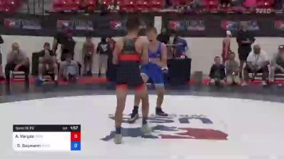 48 kg Cons 16 #2 - Alejandro Vargas, Cowa vs Grayson Baumann, Maurer Coughlin Wrestling Club