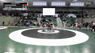 106 lbs Semifinal - Evan Cies, Malvern Prep vs Julian McCrimon, Dematha