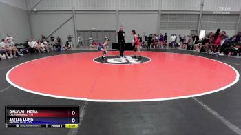 95 lbs Quarters & 1st Wb (16 Team) - Dalylah Mora, California Red vs Jaylee Long, Georgia Blue