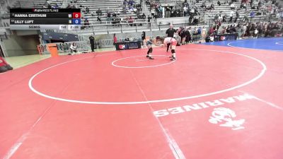 U20 Women - 62 lbs Semis - Hanna Errthum, WI vs Lilly Luft, IA